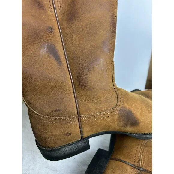 Ariat Men's Size 9.5B Sierra 14527 Western Brown Leather Work Cowboy Boots - Picture 4 of 16